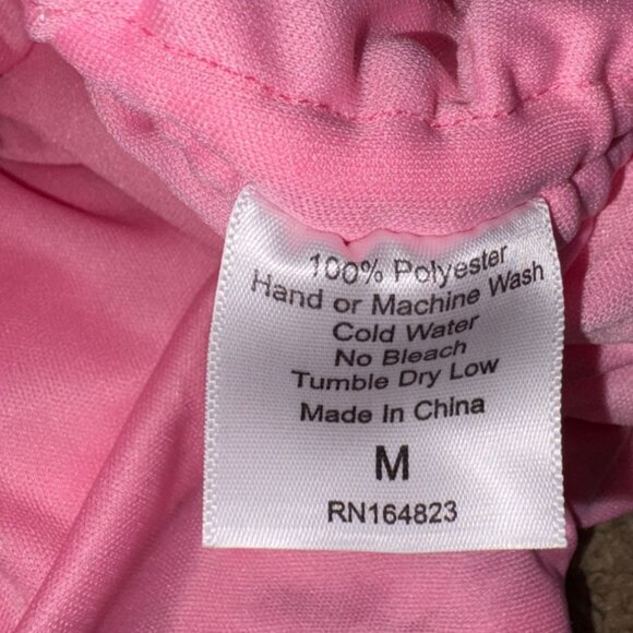 Lucy In The Sky One Shoulder 'Olivia' Dress-Pink Sequin-Size M-GUC - Picture 8 of 8